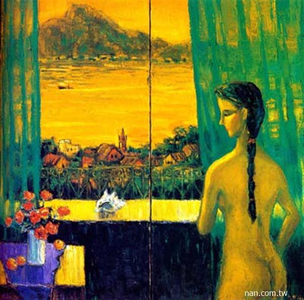 淡水花裸女