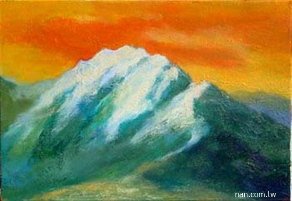 玉山冬景