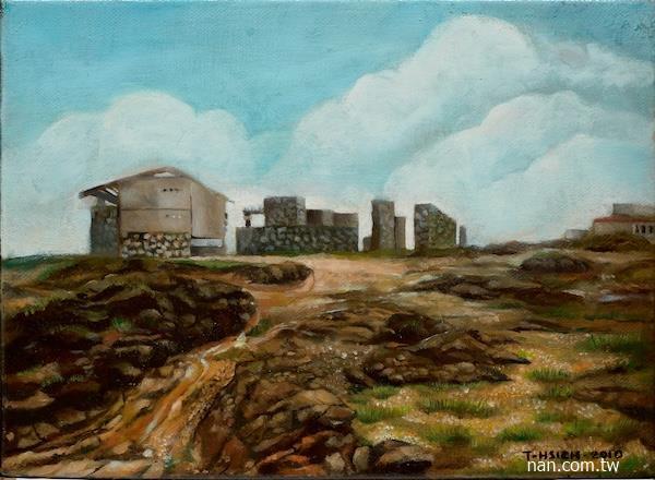 西嶼鯨魚洞附近