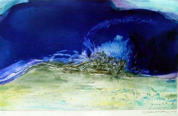 趙無極版畫展-駭浪